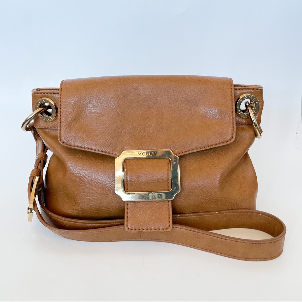 Monet Brown Shoulder Crossbody Purse